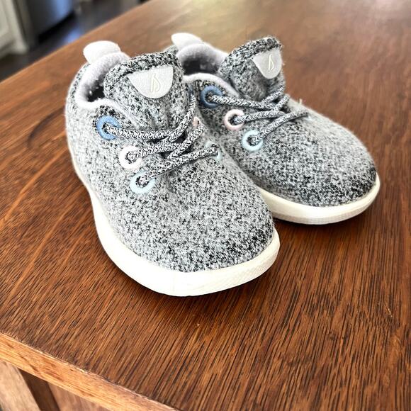Allbirds Smallbirds Gray Sneakers Toddler Kids Size 6 - Picture 2 of 7